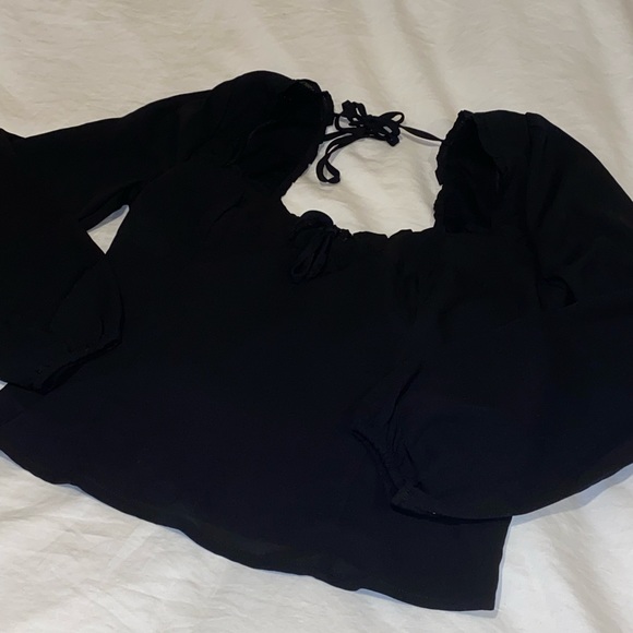 Abercrombie Long sleeve sweetheart top - Picture 2 of 4